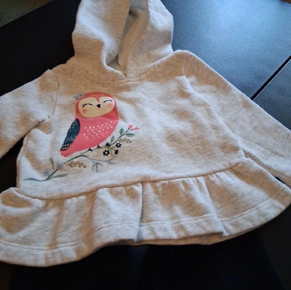 N/A cream hooded